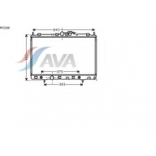 MT2200 AVA Радиатор, охлаждение двигателя