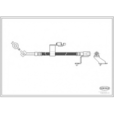 19032141 CORTECO Тормозной шланг