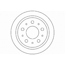 MDC2058 MINTEX Тормозной диск