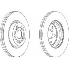 DDF1315-1 FERODO Тормозной диск