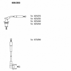 600/203 BREMI Комплект проводов зажигания