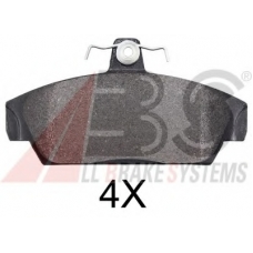 36748 OE ABS Комплект тормозных колодок, дисковый тормоз