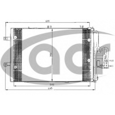 300440 ACR Конденсатор, кондиционер