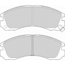 FD6575N NECTO Комплект тормозных колодок, дисковый тормоз