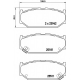 8DB 355 021-121<br />HELLA PAGID