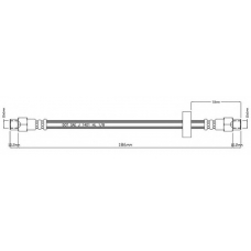 VBH794 MOTAQUIP Тормозной шланг