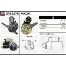 DRS3276 DELCO REMY Стартер