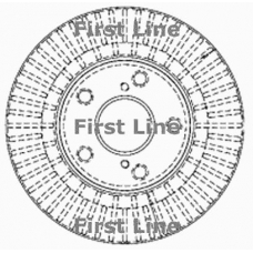 FBD1318 FIRST LINE Тормозной диск