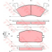 GDB769 TRW Комплект тормозных колодок, дисковый тормоз