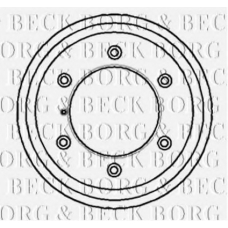 BBR7056 BORG & BECK Тормозной барабан