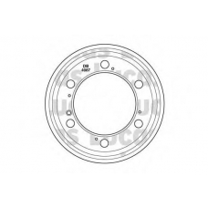 DB4087 TRW Тормозной барабан