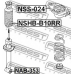NSHB-B10RR FEBEST Защитный колпак / пыльник, амортизатор