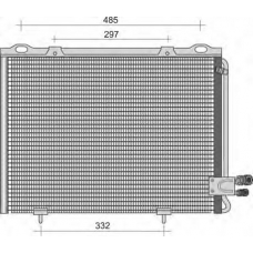 350203394000 MAGNETI MARELLI Конденсатор, кондиционер