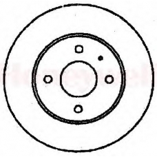 561129B BENDIX Тормозной диск