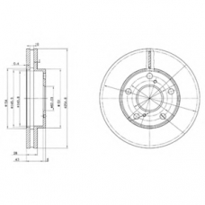 BG3177 DELPHI Тормозной диск