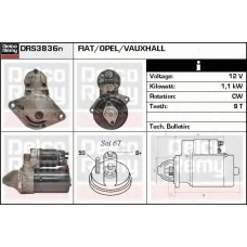 DRS3836N DELCO REMY Стартер