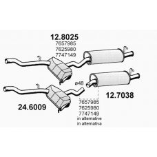 12.8025 ASSO Средний / конечный глушитель ог