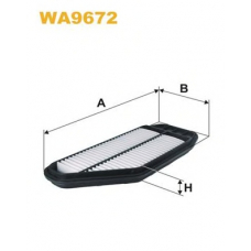 WA9672 WIX Воздушный фильтр