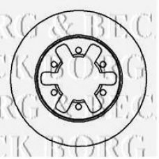 BBD5009 BORG & BECK Тормозной диск