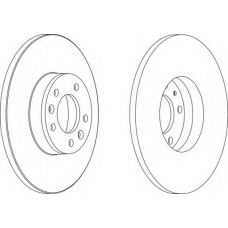 DDF1602 FERODO Тормозной диск