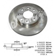 IBT-1W10 IPS Parts Тормозной диск