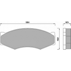 441581 ROULUNDS Комплект тормозных колодок, дисковый тормоз