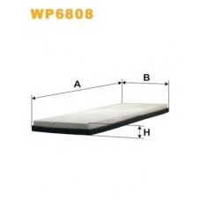 WP6808 WIX Фильтр, воздух во внутренном пространстве