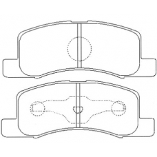 PN-3437 JNBK Колодки тормозные