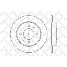 6020-3406-SX STELLOX Тормозной диск