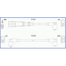 134814 Huco Ккомплект проводов зажигания