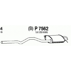 P7562 FENNO Глушитель выхлопных газов конечный