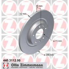 440.3112.00 ZIMMERMANN Тормозной диск