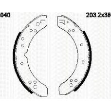 8100 50500 TRIDON Brake shoes