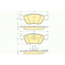 6114062 GIRLING Комплект тормозных колодок, дисковый тормоз