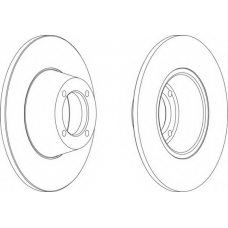 DDF559-1 FERODO Тормозной диск