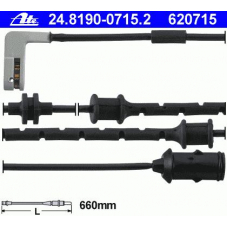 24.8190-0715.2 ATE Сигнализатор, износ тормозных колодок