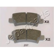 PP-257AF JAPANPARTS Комплект тормозных колодок, дисковый тормоз