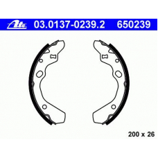 03.0137-0239.2 ATE Комплект тормозных колодок