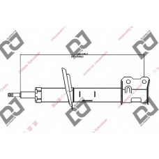 DS1397GS DJ PARTS Амортизатор