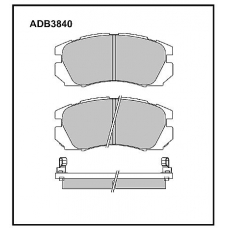 ADB3840 Allied Nippon Тормозные колодки