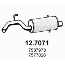 12.7071 ASSO Глушитель выхлопных газов конечный