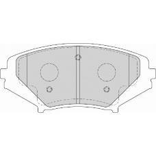 FD7172A NECTO Комплект тормозных колодок, дисковый тормоз