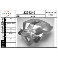 2224240 EAI Тормозной суппорт