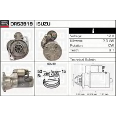 DRS3919 DELCO REMY Стартер