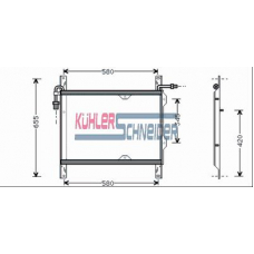 4020101 KUHLER SCHNEIDER Конденсатор, кондиционер