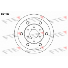 BS4659 FTE Тормозной диск