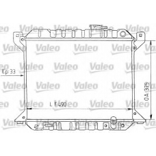 819126 VALEO Радиатор, охлаждение двигателя
