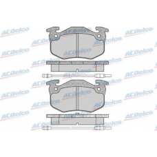 AC535281D AC Delco Комплект тормозных колодок, дисковый тормоз