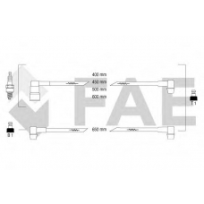 83190 FAE Комплект проводов зажигания