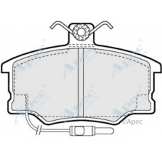 PAD572 APEC Комплект тормозных колодок, дисковый тормоз